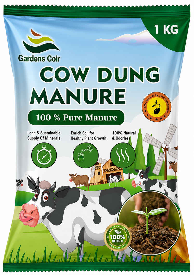 Gardens Coir Natural Organic Manure for Sustainable Gardening Gardens Coir Natural Organic Manure for Sustainable Gardening