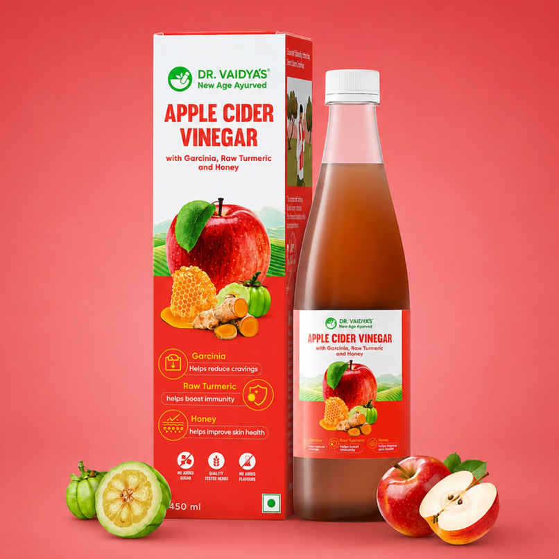 Dr. Vaidya's Apple Cider Vinegar for Weight Loss | Helps Craving Control | No Added Sugar | Vegan