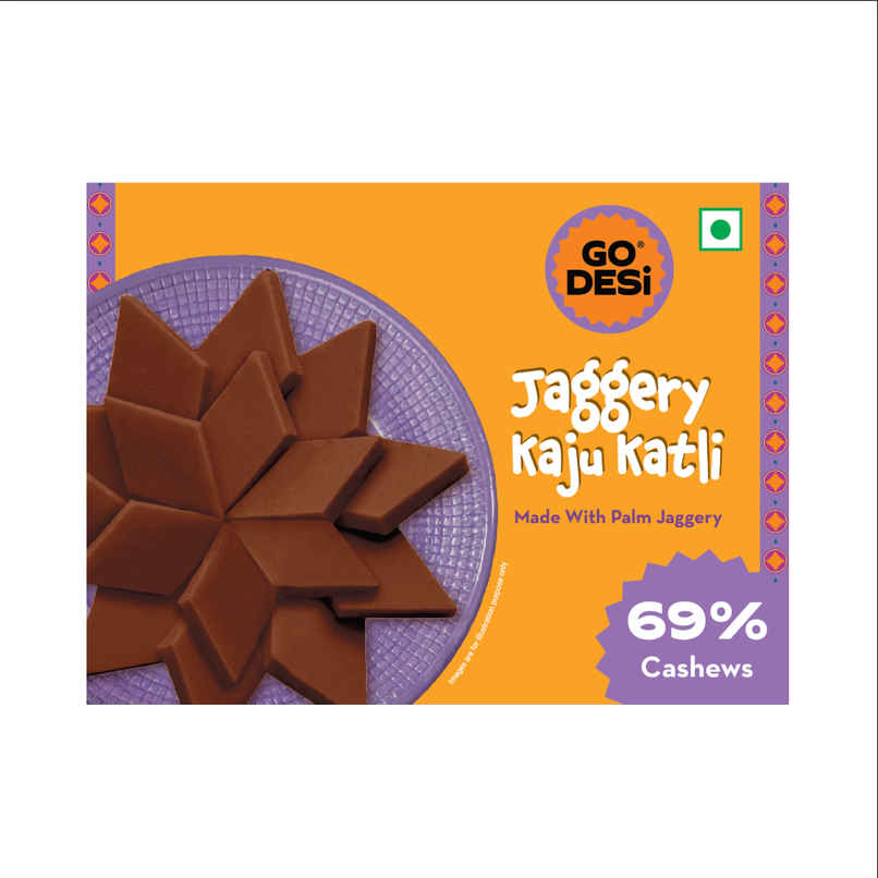 Jaggery Kaju Katli, No Added Refined Sugar, Sweets By Go Desi Jaggery Kaju Katli, No Added Refined Sugar, Sweets By Go Desi