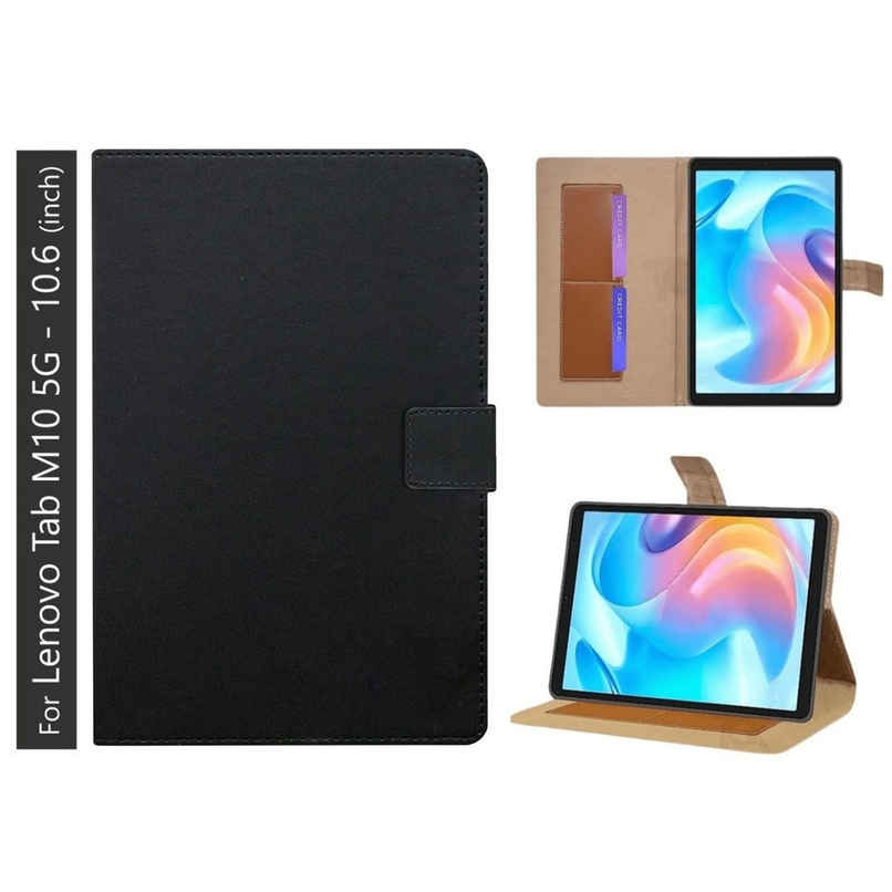 Kwine Case Flip Cover for Lenovo Tab M10 5G - 10.6 inch | ZACT0030IN Kwine Case Flip Cover for Lenovo Tab M10 5G - 10.6 inch | ZACT0030IN
