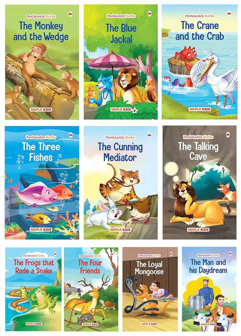 Story Book for Kids (Set of 10 Books) - Panchatantra Stories