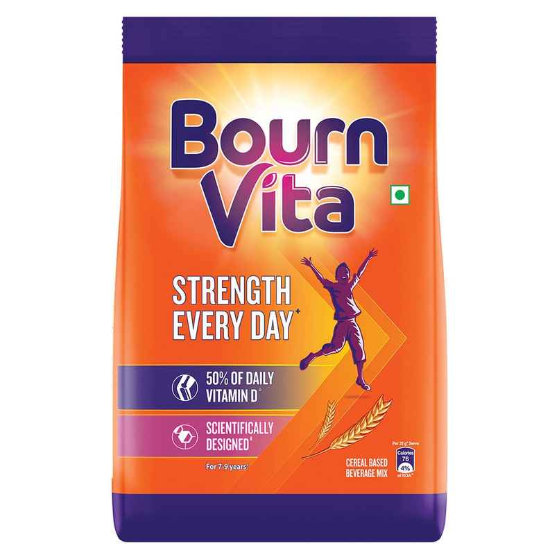 Bournvita Chocolate | Cereal Based Drink Mix Pouch