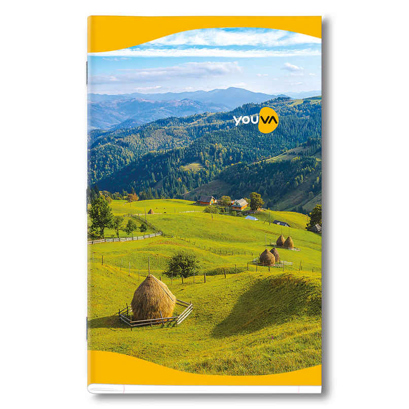 Navneet Youva Soft Bound Unruled Notebook 172 Pages, 17x 27 cm Long, Nature