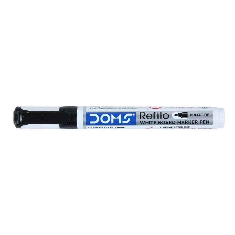 Doms Refilo Whiteboard Marker Pen Black Doms Refilo Whiteboard Marker Pen Black