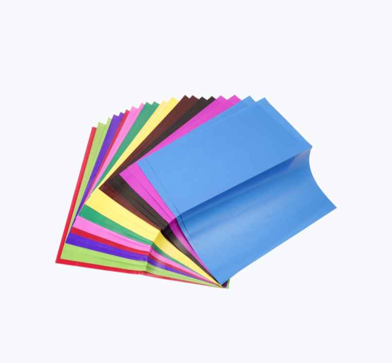 Paperbees Glace paper Multicoloured Assorted Vibrant Colors Art and Craft Paper