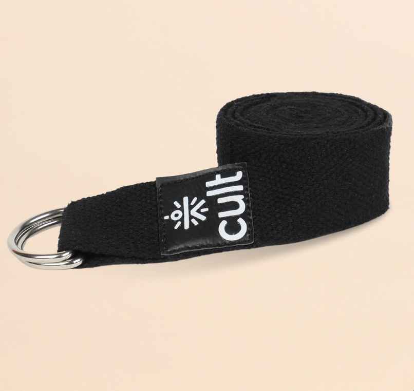 Cultfit Yoga Belt | Black