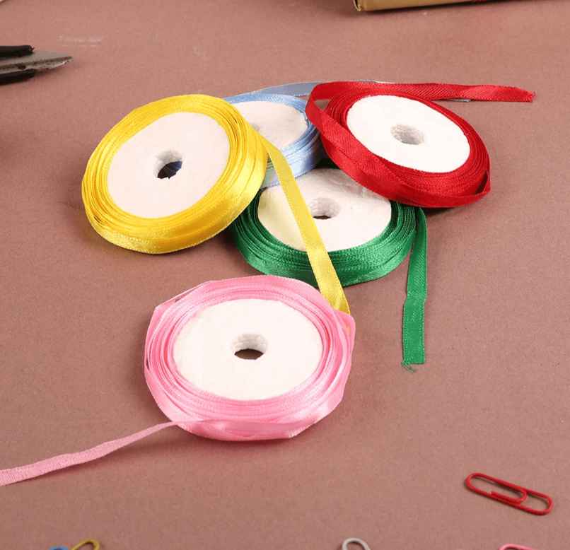 Paperbees Satin Silk Ribbon Roll | 9 mtr Each Roll Length | Color Multicolour Paperbees Satin Silk Ribbon Roll | 9 mtr Each Roll Length | Color Multicolour