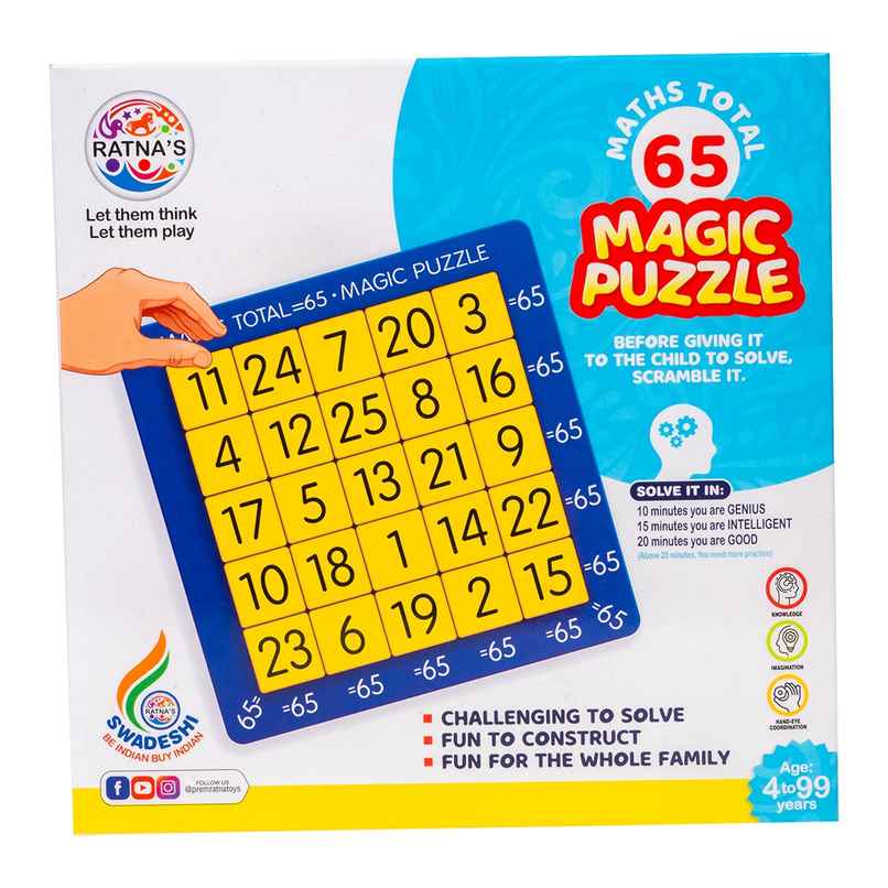 Ratna's Magic Puzzle - 65 | Assorted