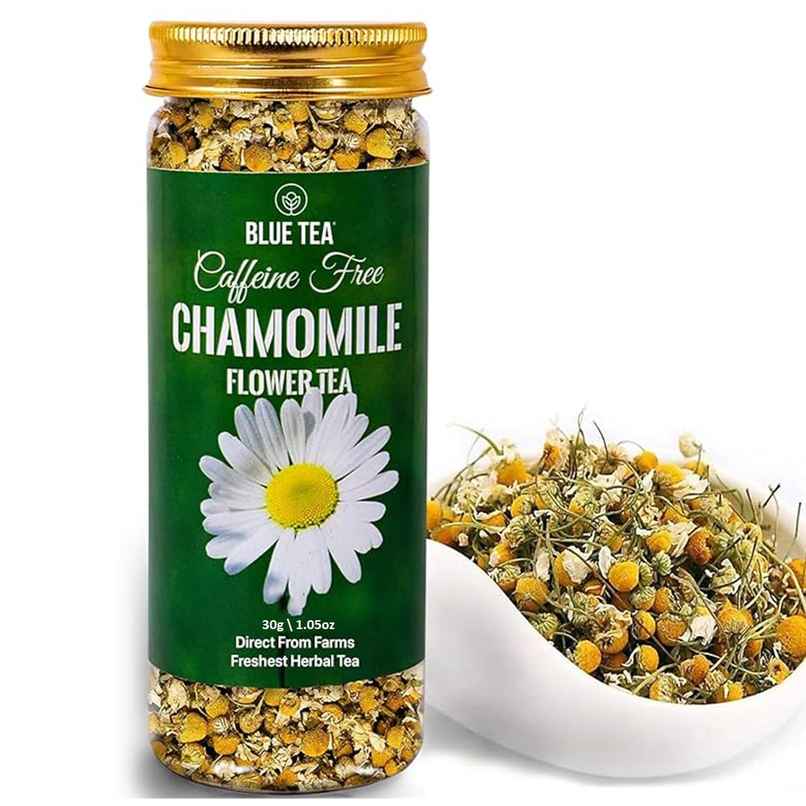 Blue Tea - Chamomile Flower Herbal Tea Jar