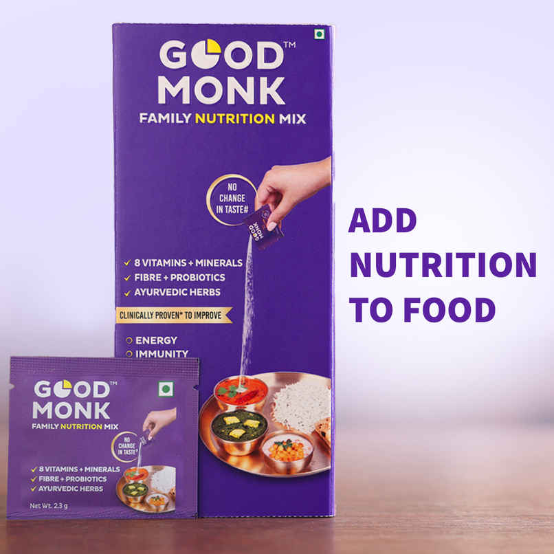 Good Monk Vitamin&Probiotic Mix for Energy & Gut Health | 30 Sachets