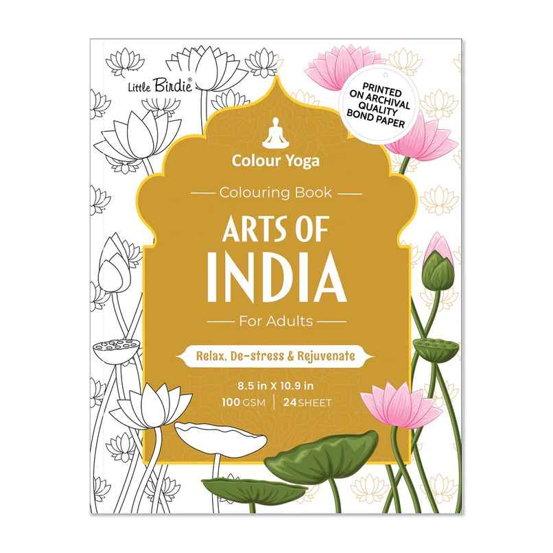 Itsy Bitsy Colouring Book Art of India Spot Glossy Finsh 1book Lb