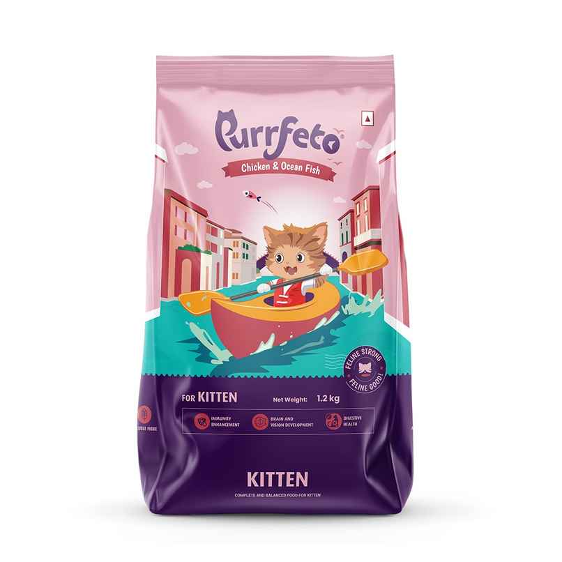 Purrfeto Dry Cat Food Chicken & Ocean Fish | Kitten