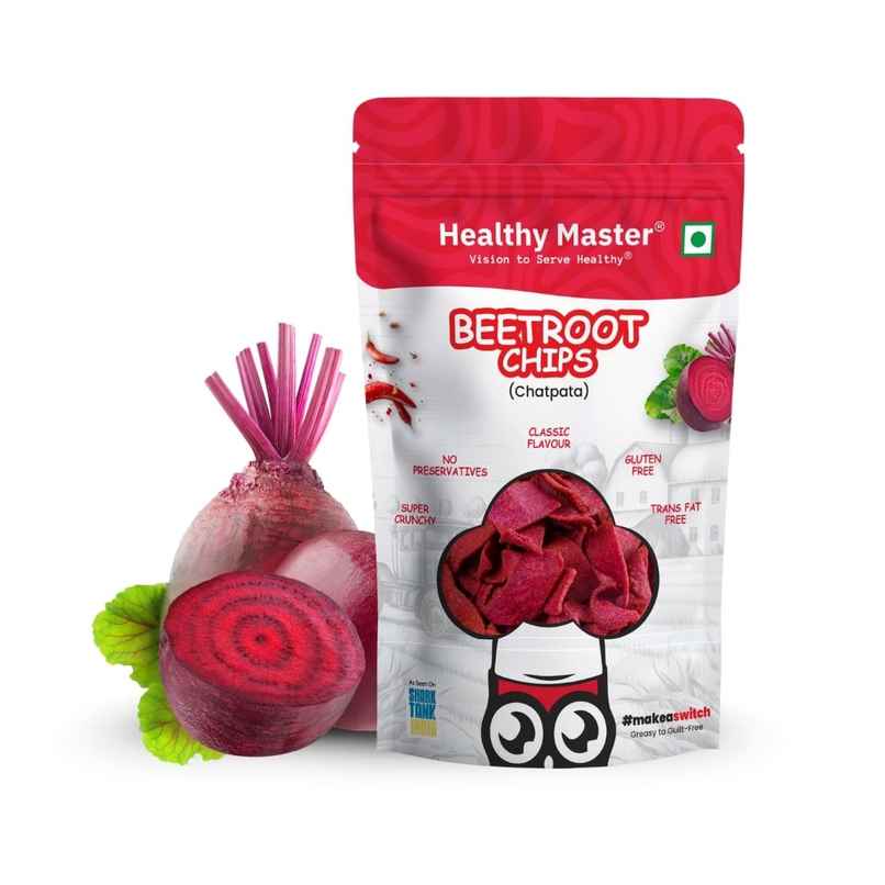 Healthy Master Baked Beetroot Chips