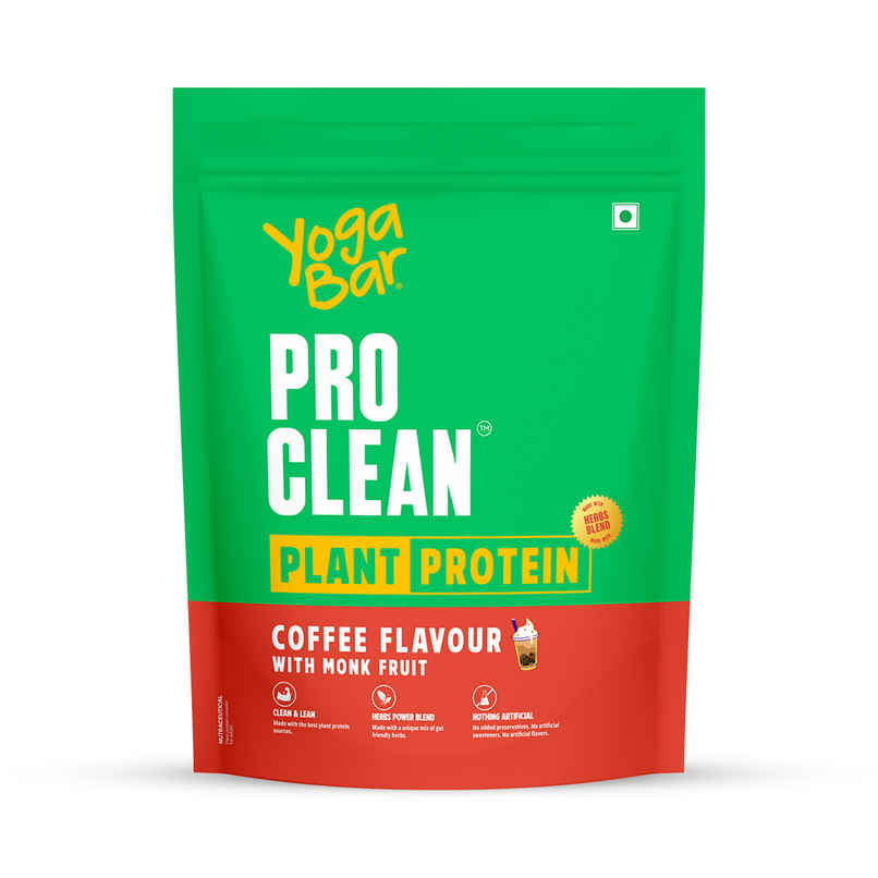 Yoga Bar Pro Clean Plant Protein Monk Fruit | Coffee