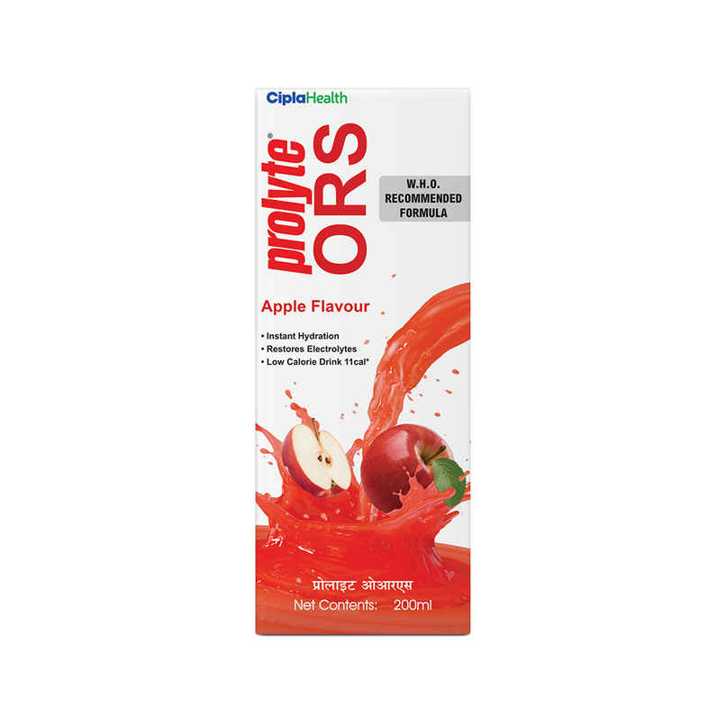 Cipla Prolyte (ORS) Apple Flavour Liquid