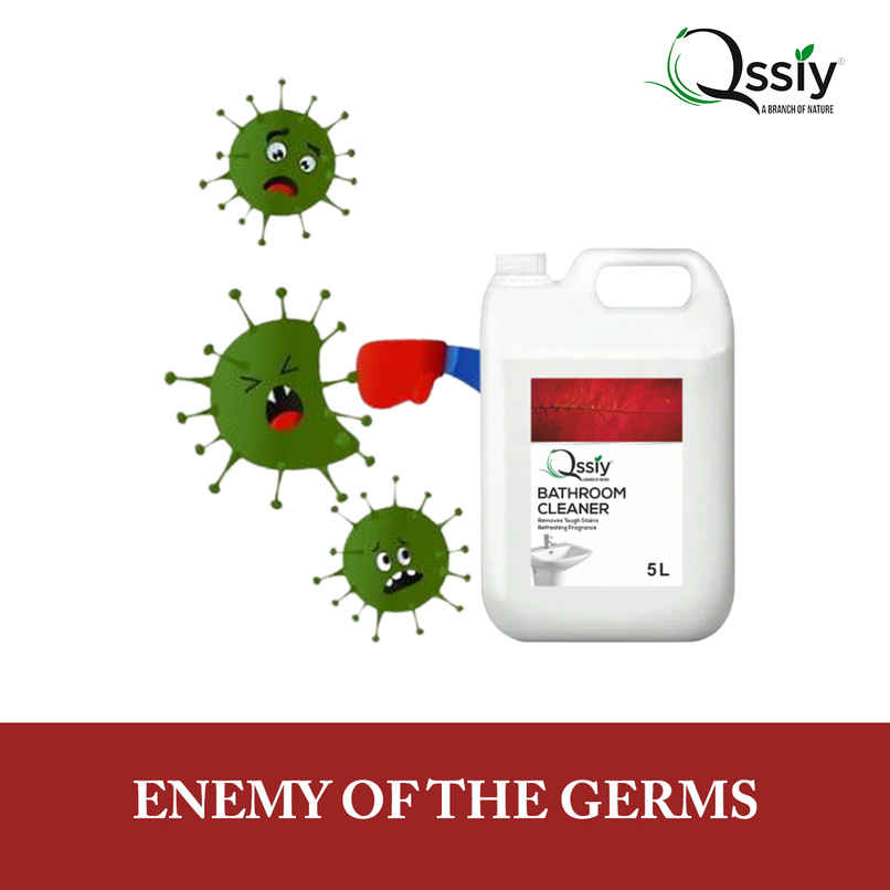 Qssiy Bathroom Cleaner liquid | Bathroom Floor Cleaner, removes 99.9% Germs | Fresh