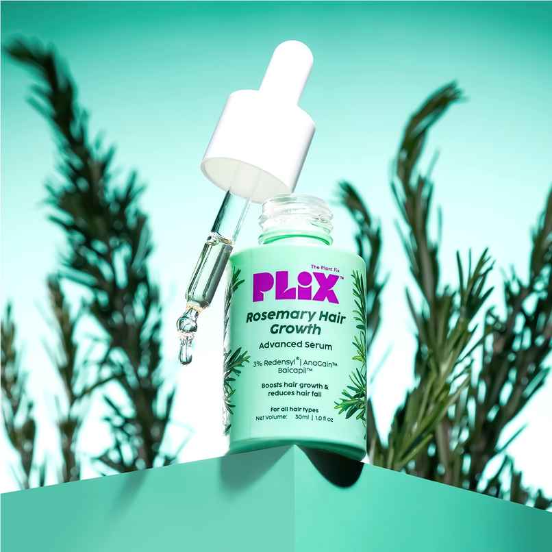 Plix The Plant Fix Rosemary Advanced Hair Growth Serum, Reduces Hair Fall & Promotes Hair Growth