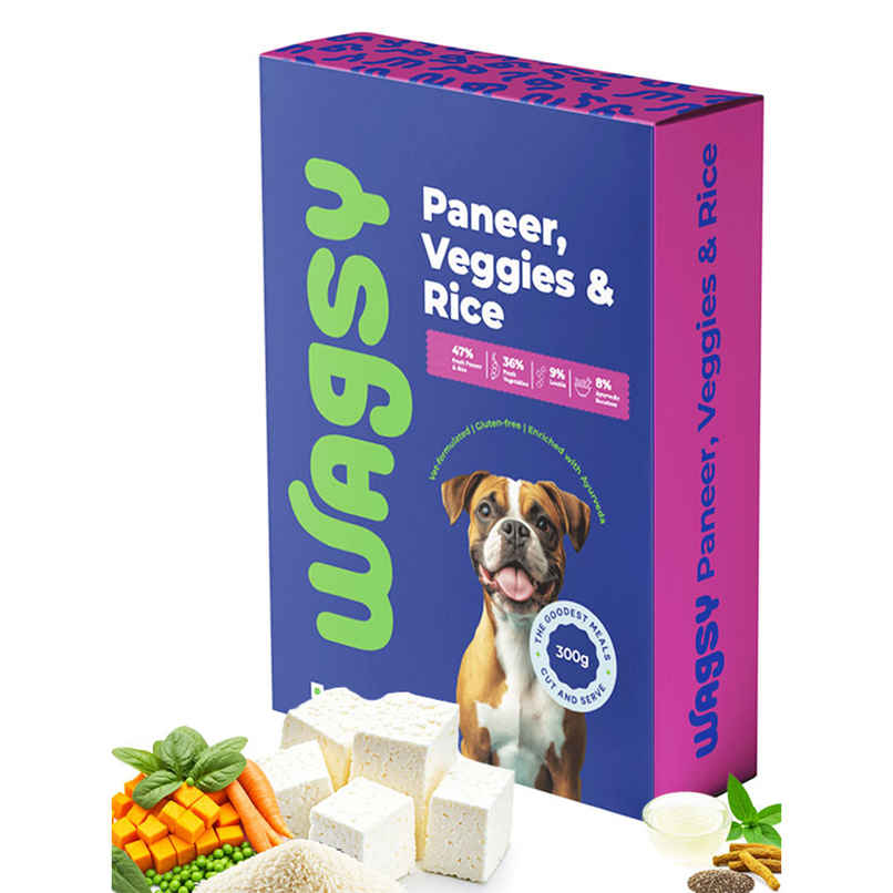 Wagsy - Paneer & VEGgies | Fresh Wet FOOD For Dogs
