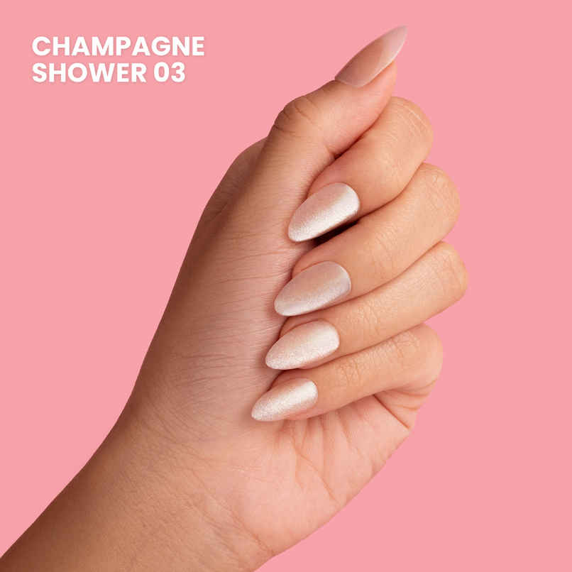 Typsy Beauty Press Play Instant Luxury Press-On Nails Kit - Champagne Shower 03