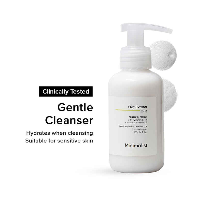 Minimalist Gentle Face Wash with 6% Oat extract For Sensitive Skin