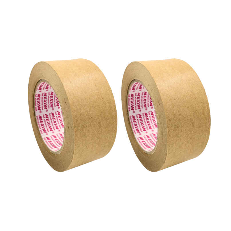 ABK Brown Self Adhesive Kraft Paper Tapes 48 mm x 50 meters - Pack of 2