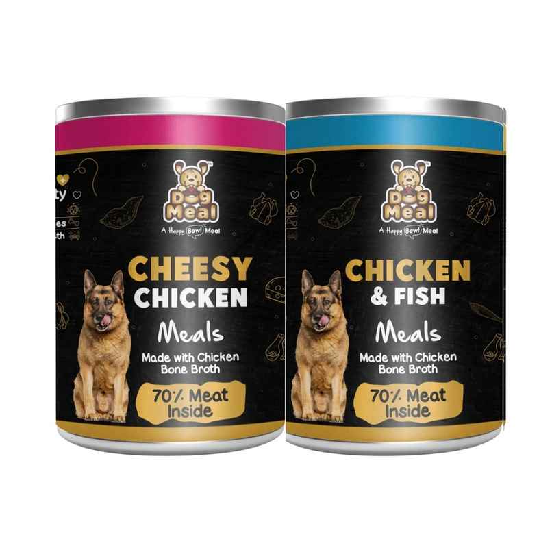 DogMeal Chicken And Cheese Fish Meals
