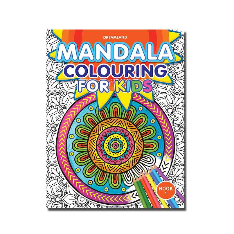 Mandala Colouring for Kids Book-1 | Creative Colouring Book for Kid | Mandala Art Book