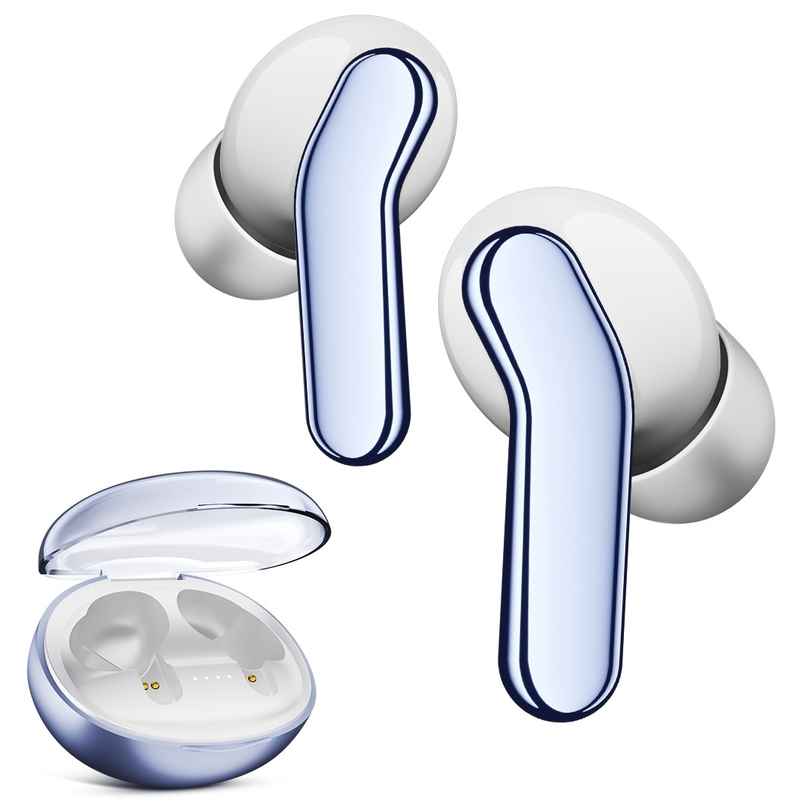 Mivi DuoPods i6 TWS |Engineered for Athletes | 13 mm Bass | 55H Playtime | Blue | True Wireless