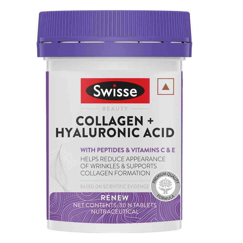 Swisse Collagen+Vitamin C & E , Boost Skin Repair & Regeneration & Radiant Skin - 30 Tablet
