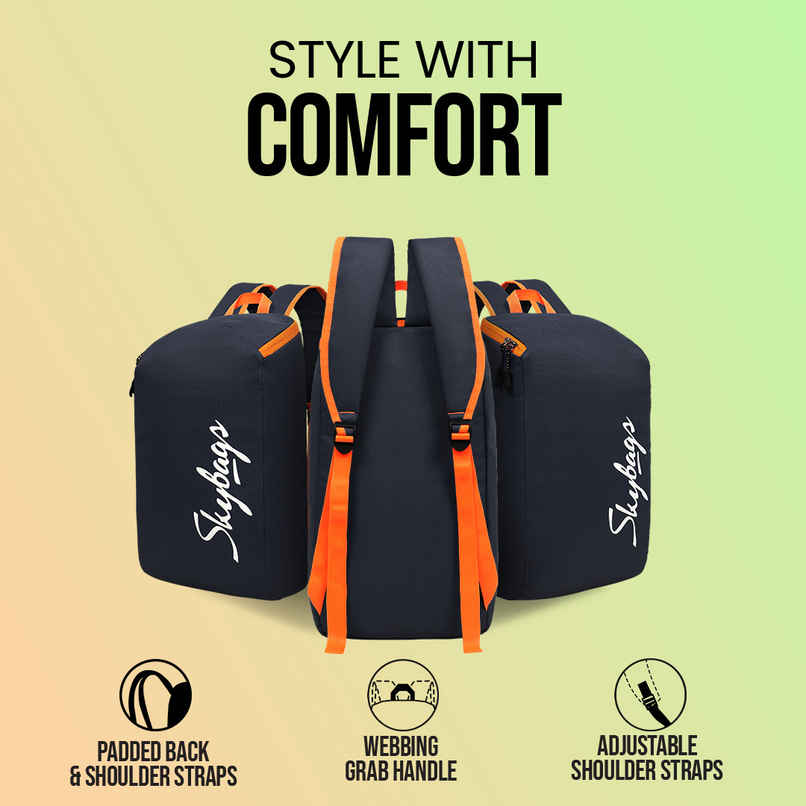 Skybags Klik Daypack 01 | Navy Blue