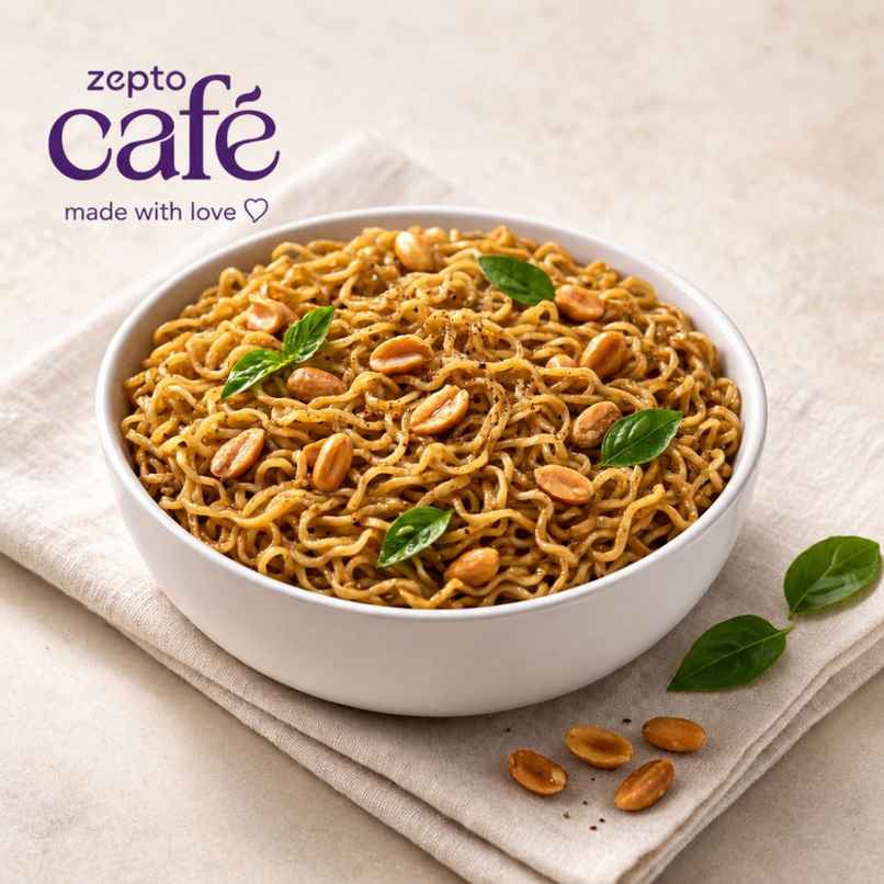 Black Pepper Maggi with Peanuts