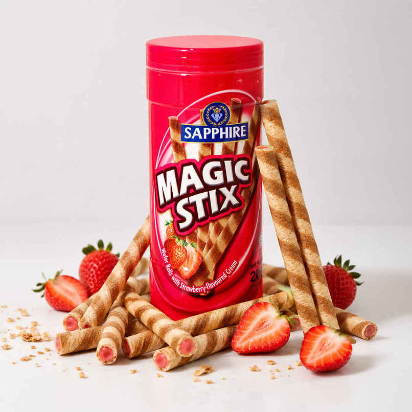 Sapphire Magic Stix Strawberry Wafer Roll Sapphire Magic Stix Strawberry Wafer Roll