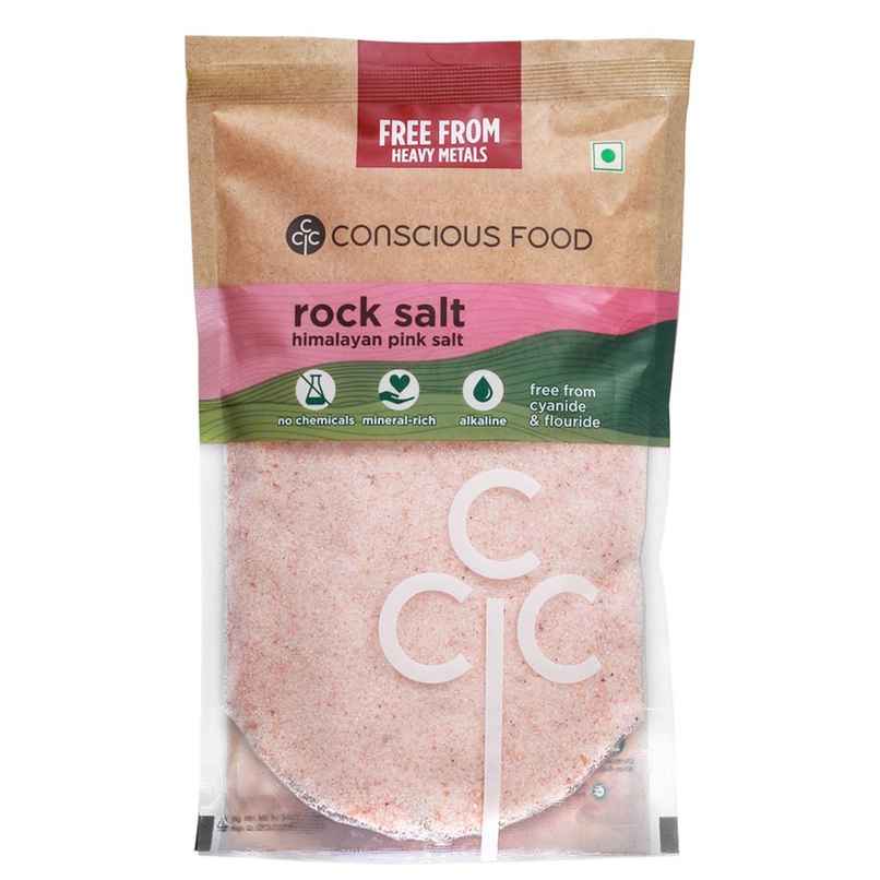Conscious Food Rock Salt | Unprocessed | Pure And Natural