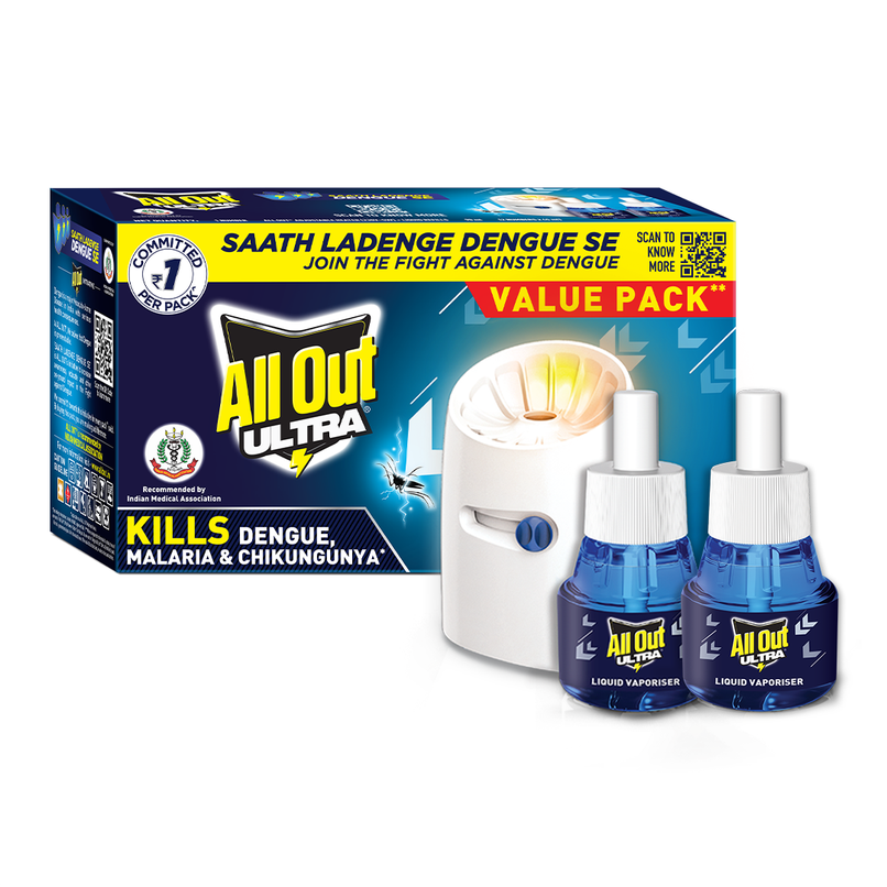 All Out Ultra | 1 Slider Machine + 2 Refills | Mosquito Repellent All Out Ultra | 1 Slider Machine + 2 Refills | Mosquito Repellent