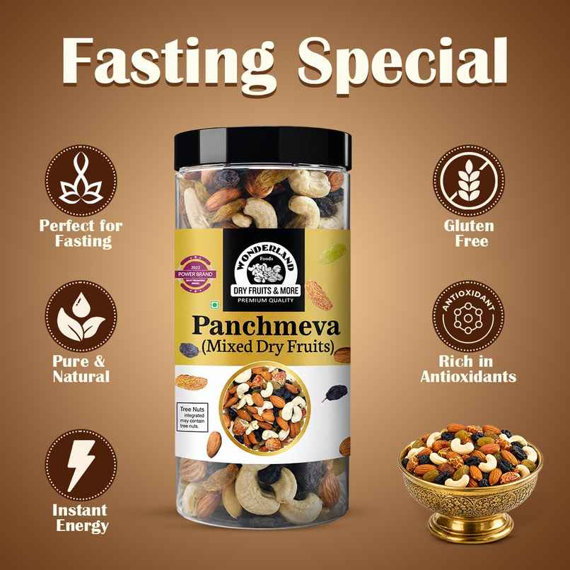 Wonderland Foods Vrat Panchmeva Dry Fruits Mix