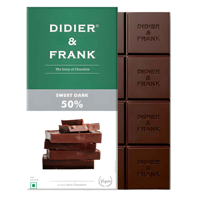 Didier & Frank 50% Sweet Dark Chocolate Bar Didier & Frank 50% Sweet Dark Chocolate Bar