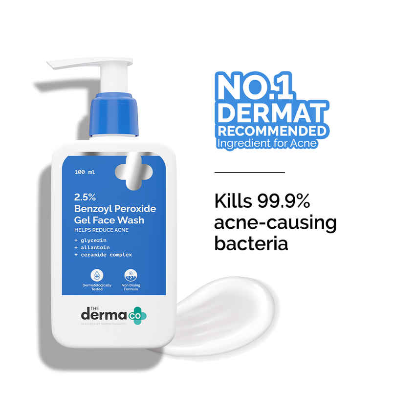 The Derma Co. 2.5% Benzoyl Peroxide Gel Face Wash