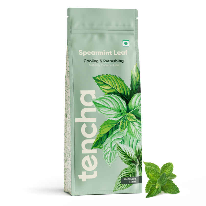 Tencha Spearmint Leaf Tea | Caffeine-Free Herbal Infusion for PCOS & Digestion