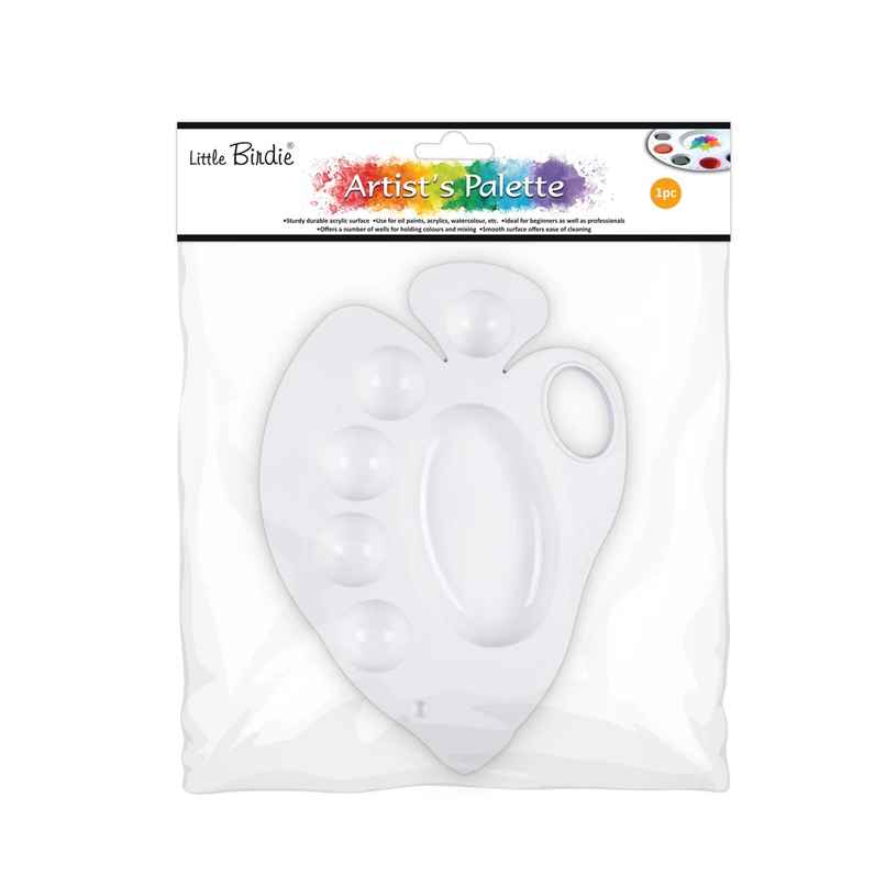 Itsy Bitsy Artist Colour Mixing Palette Fish 6 Wells Approx 8.5 x 6.25in Pbhc Lb