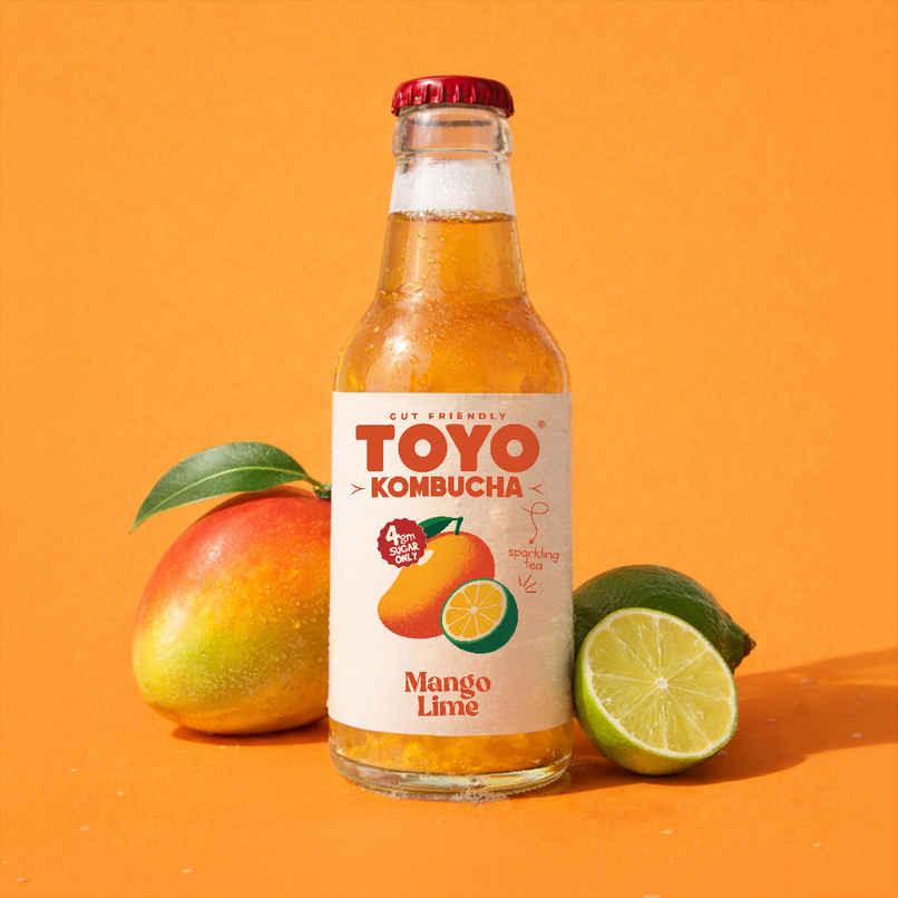 Toyo Kombucha Low Sugar Mango Lime
