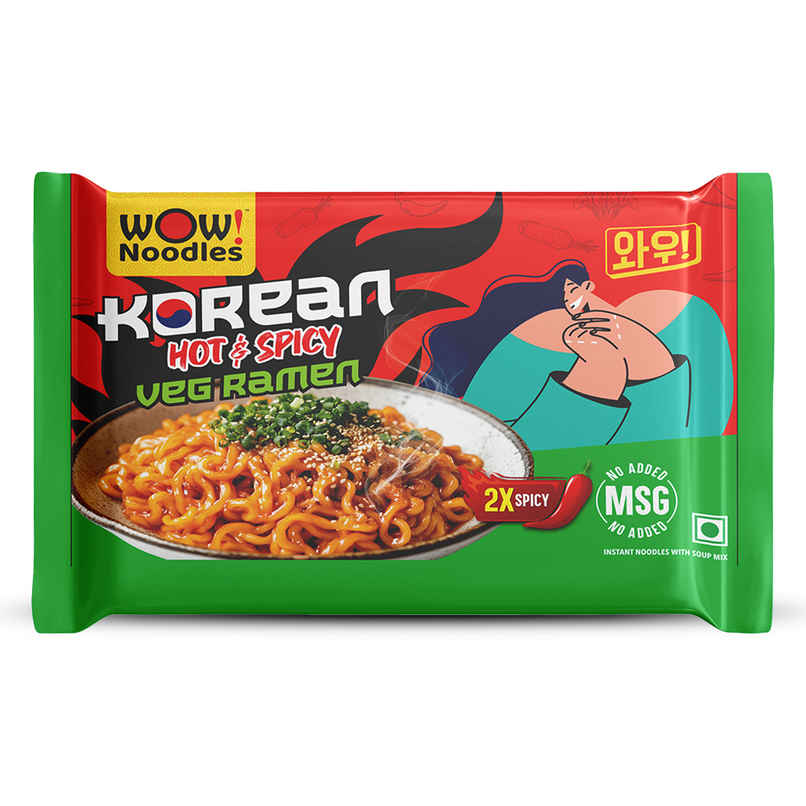 Wow! Noodles Korean Hot & Spicy Veg