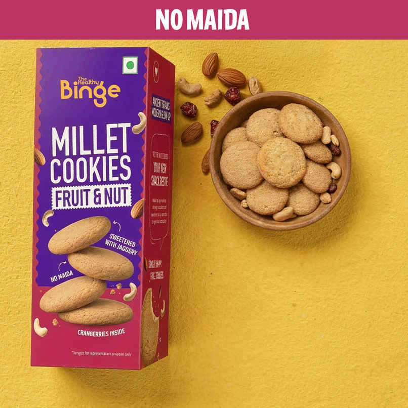 The Healthy Binge Millet Cookies Fruit n Nut The Healthy Binge Millet Cookies Fruit n Nut