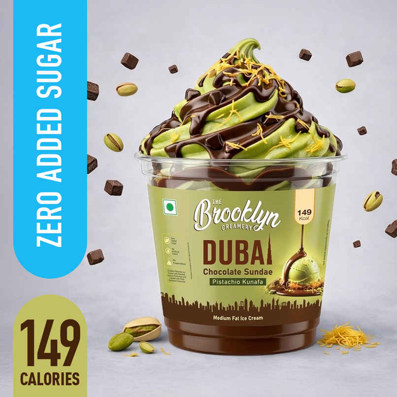 The Brooklyn Creamery Dubai Chocolate Sundae Ice Cream The Brooklyn Creamery Dubai Chocolate Sundae Ice Cream
