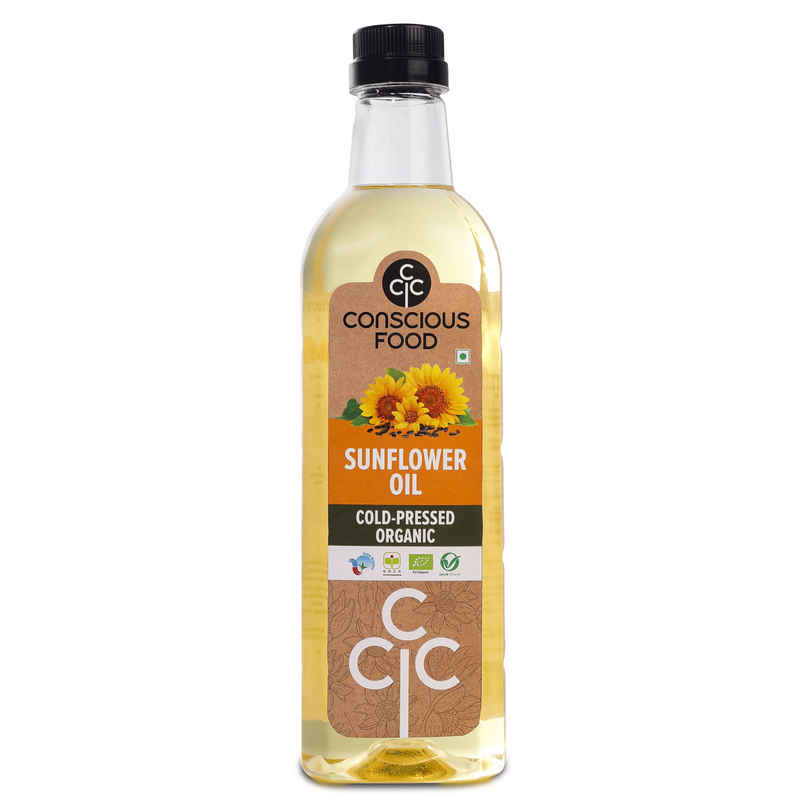 Conscious Food  Cold Pressed Sunflower Oil | Healthy Cooking Oil