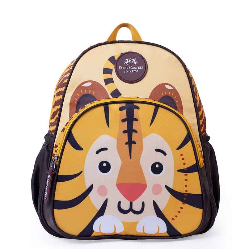 Faber Castell-School Bag- Pp1- Tiger - 3Yrs + Brown