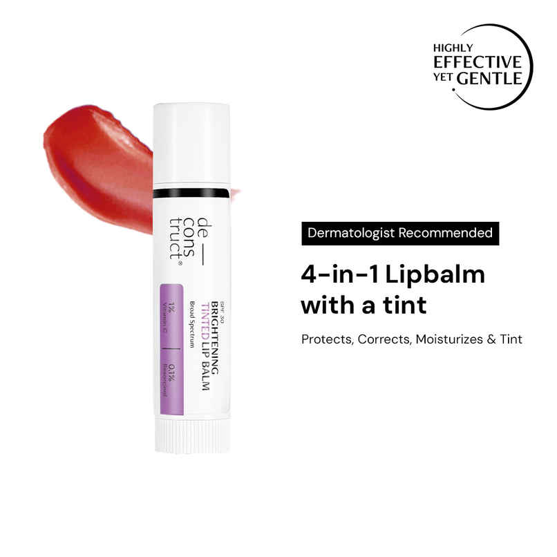 Deconstruct Brightening Tinted Lip Balm SPF 50 | Moisturizes Dry Lips | Pink Deconstruct Brightening Tinted Lip Balm SPF 50 | Moisturizes Dry Lips | Pink