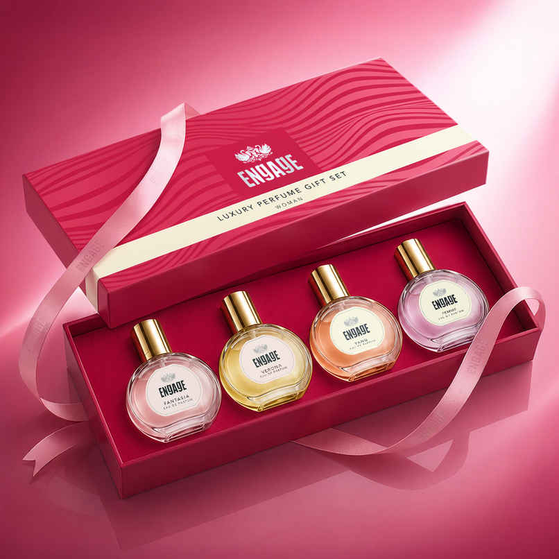 Engage Gift Assorted Luxury Perfume Set for Women |4 Unique EDPs| Long Lasting |Travel Size Engage Gift Assorted Luxury Perfume Set for Women |4 Unique EDPs| Long Lasting |Travel Size