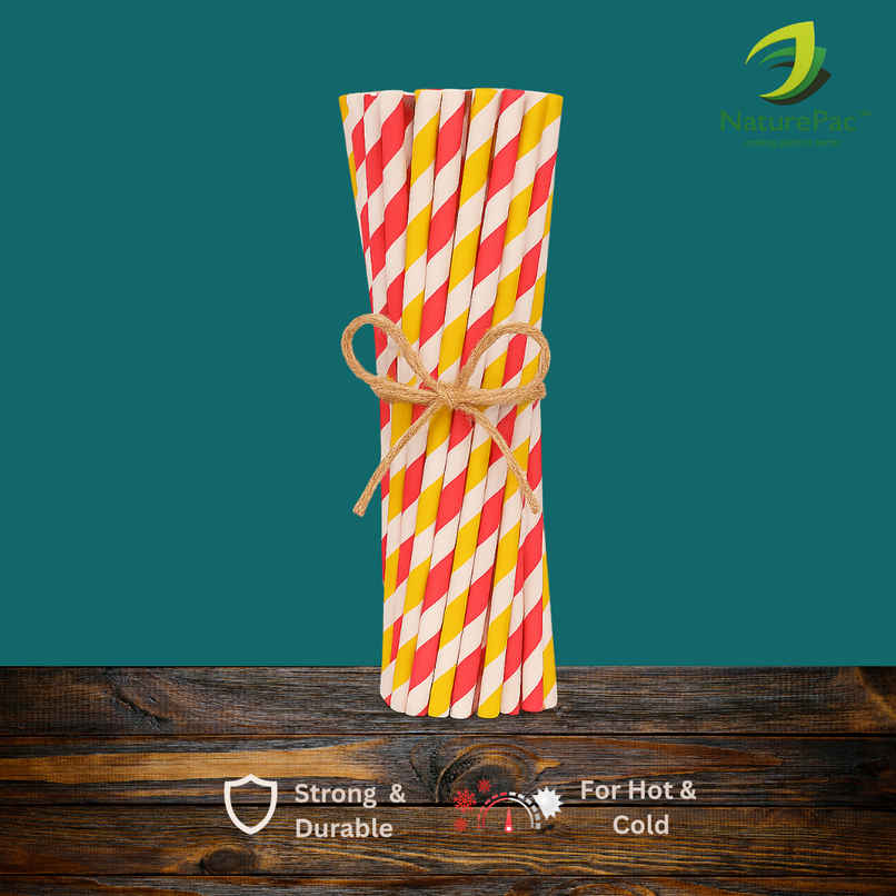 Naturepac Paper Straw | Disposable Drinking Straw Naturepac Paper Straw | Disposable Drinking Straw