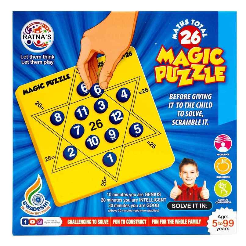 Ratna's Magic Puzzle - 26 | Assorted Ratna's Magic Puzzle - 26 | Assorted