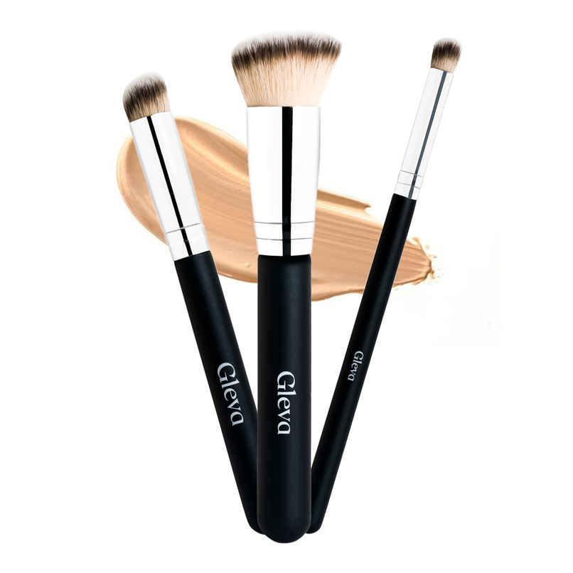 Gleva Foundation Concealer Makeup Brush Set